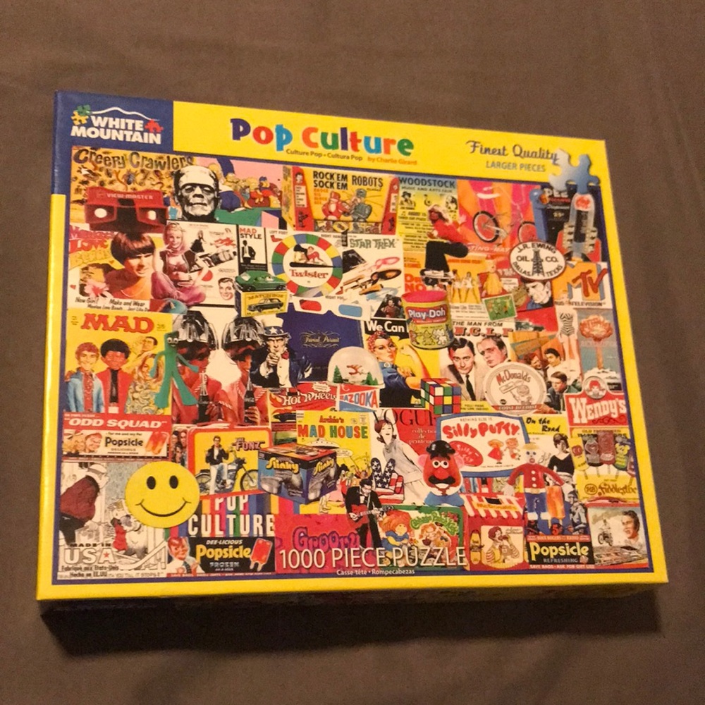 White Mountain Puzzles Pop Culture - 1000 Piece Jigsaw Puzzle